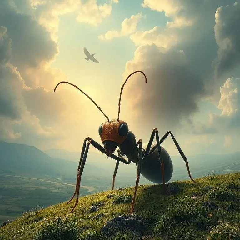 Descubra o que significa sonhar com formiga gigante!